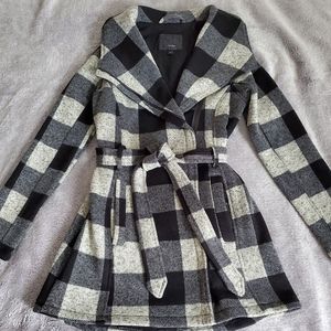 NWOT Steve Madden Plaid Coat